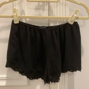 Black shorts